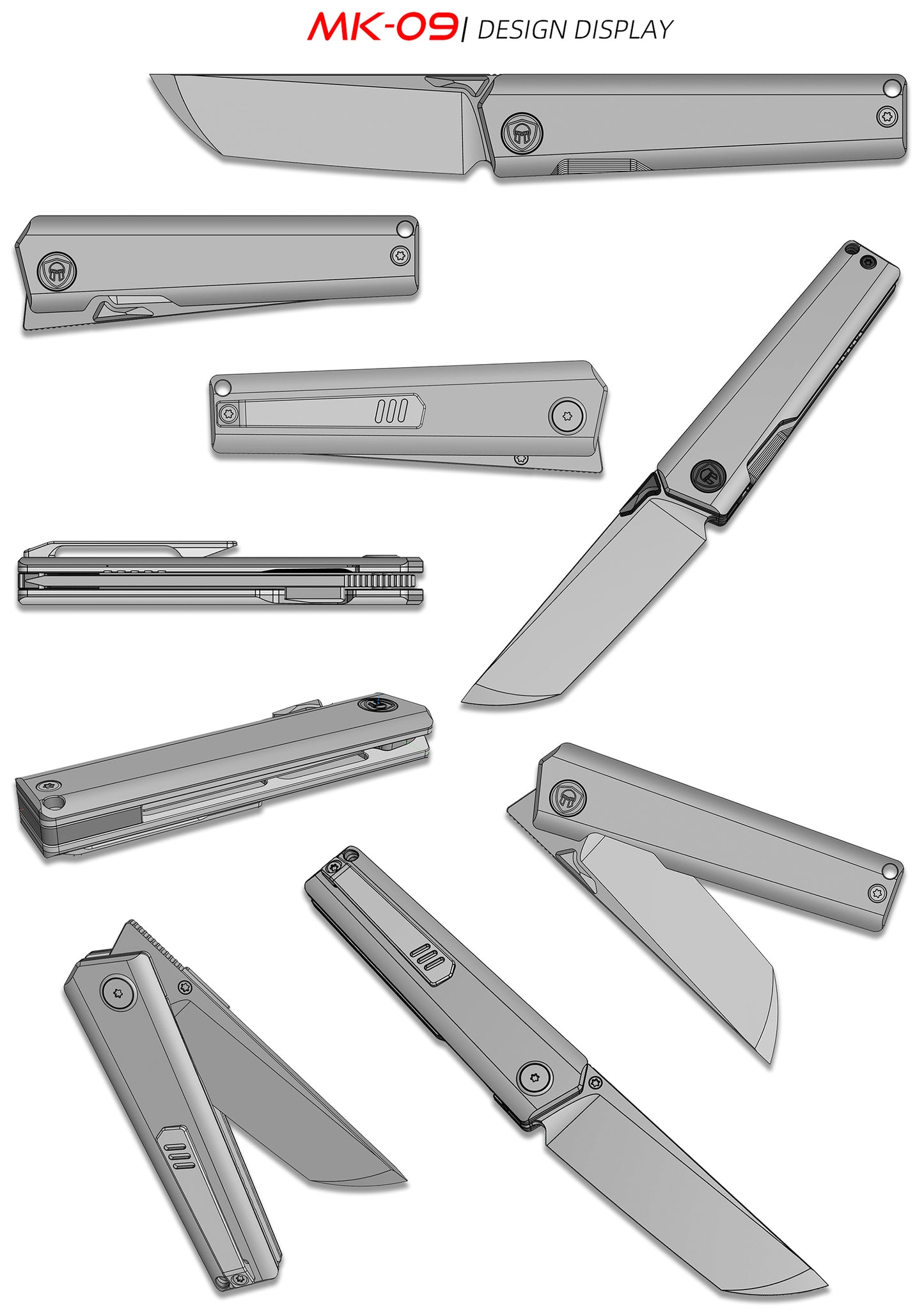 MK-09 Next-Gen D2 Steel Linen Micarta Handle - Multiple Deployment Options (Ships in 6 Months)