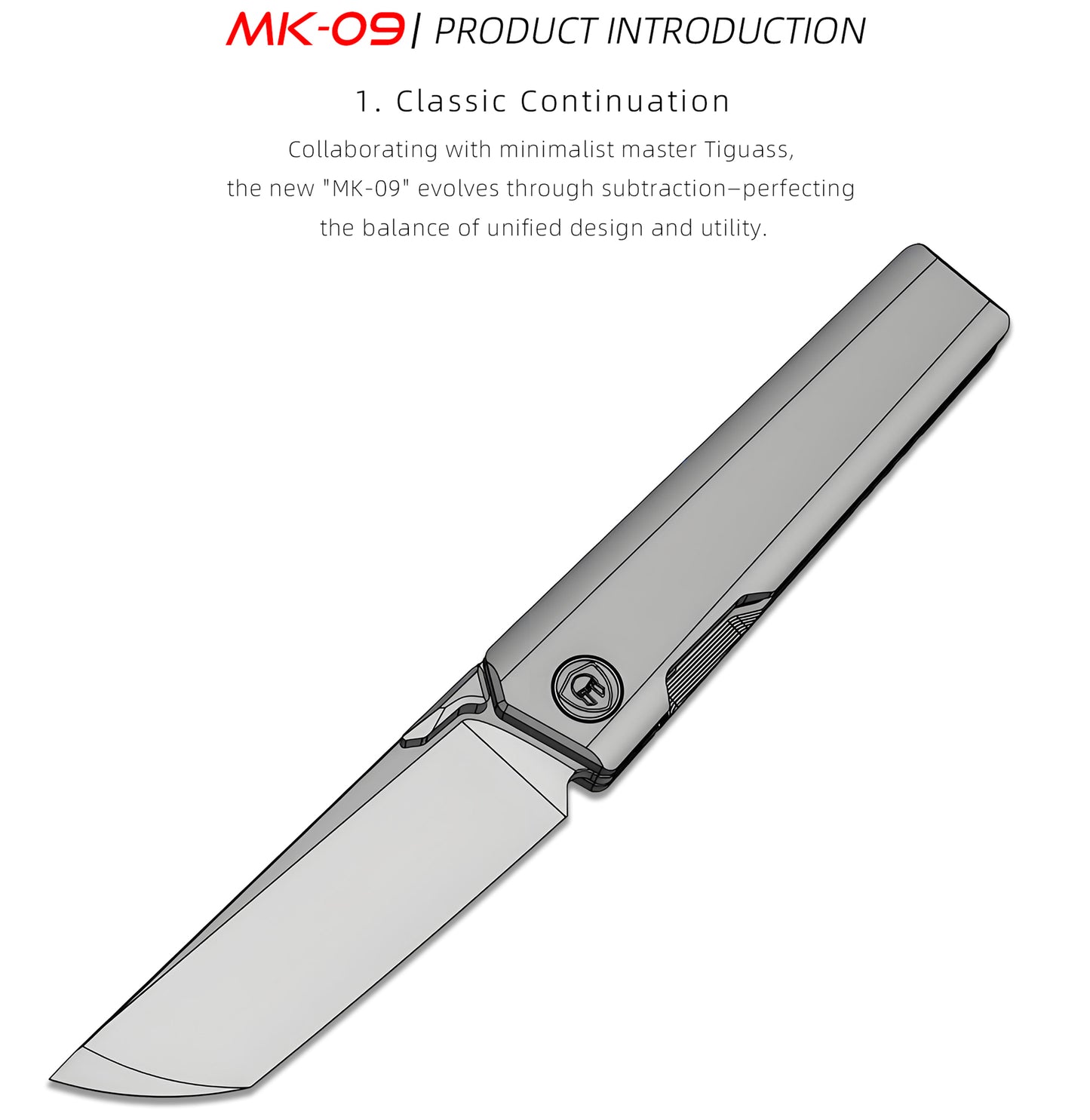 MK-09 Next-Gen｜M390 Steel & Semi-Integrated Titanium Handles Multiple Deployment (Ships in 6 Months)