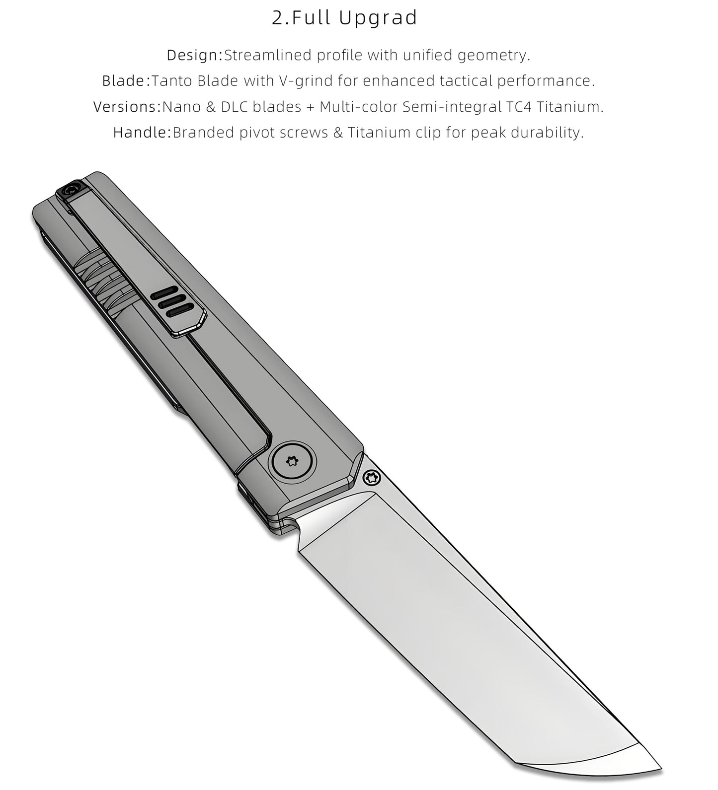 MK-09 Next-Gen｜M390 Steel & Semi-Integrated Titanium Handles Multiple Deployment (Ships in 6 Months)