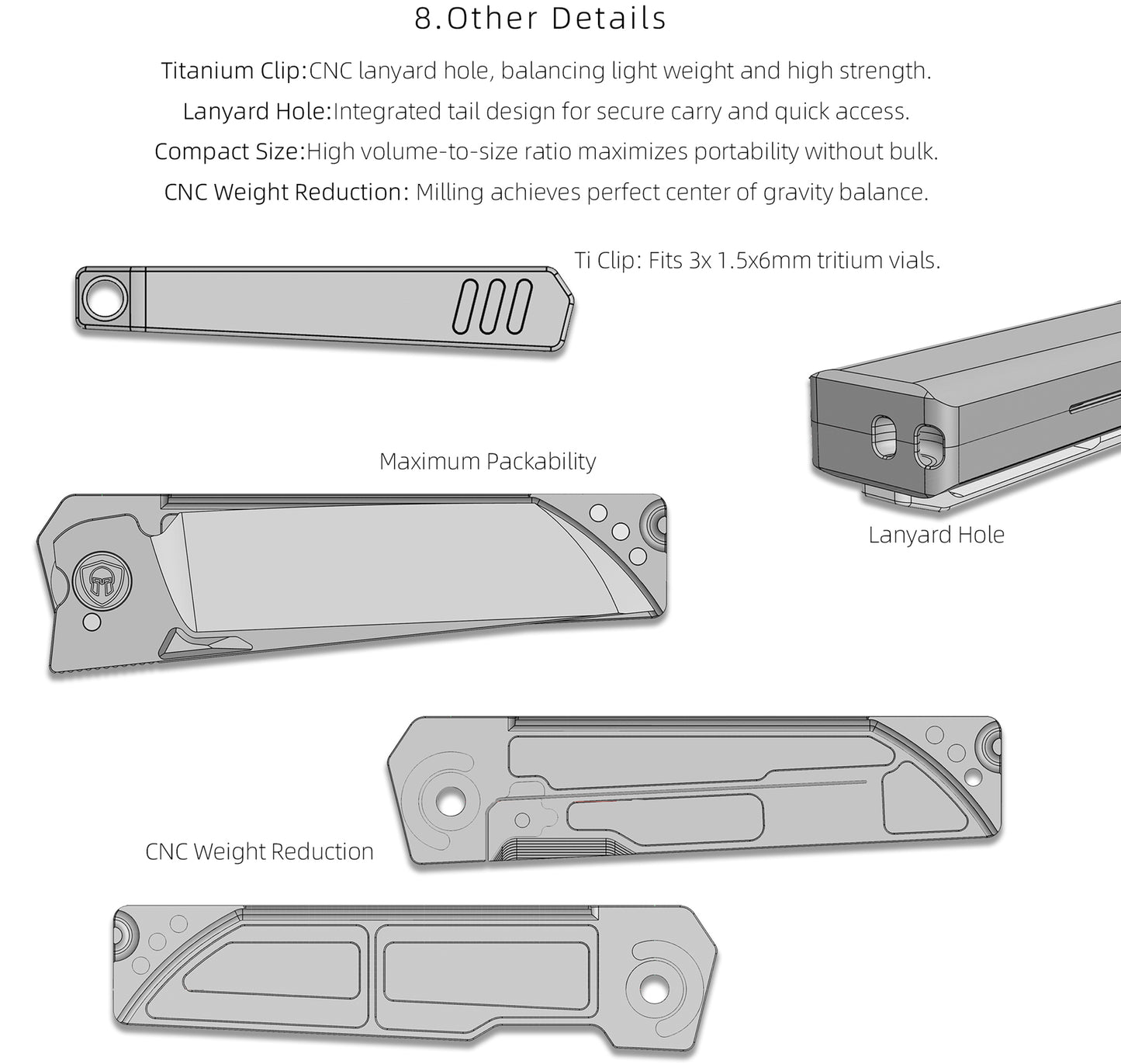 MK-09 Next-Gen｜M390 Steel & Semi-Integrated Titanium Handles Multiple Deployment (Ships in 6 Months)