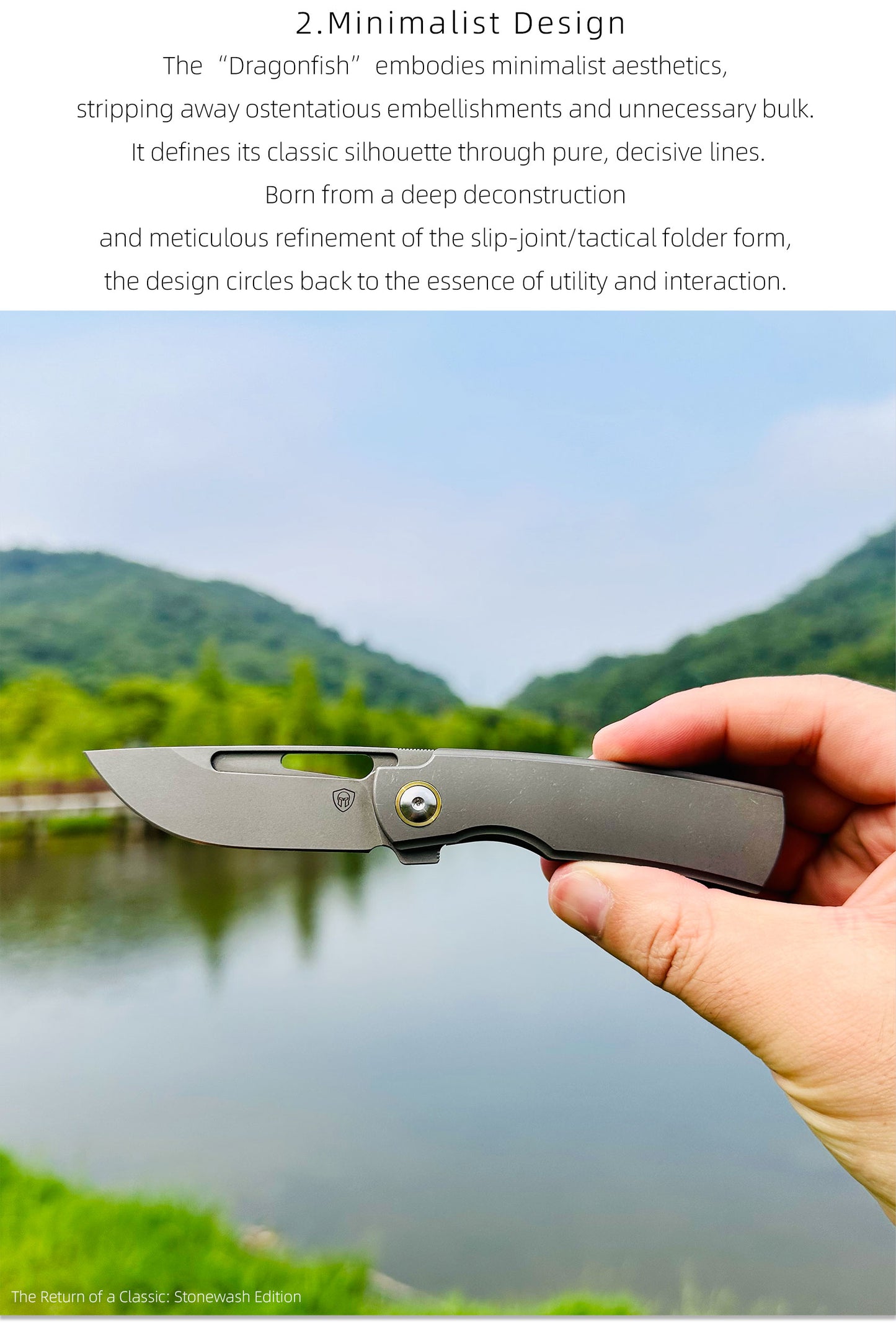 Dragonfish MK-06 Upgraded – Böhler M390 Blade, Semi-Integral Titanium Handle, Multiple Deployment Options, New Nano Coating, Refined Details,Ships in 180 Days