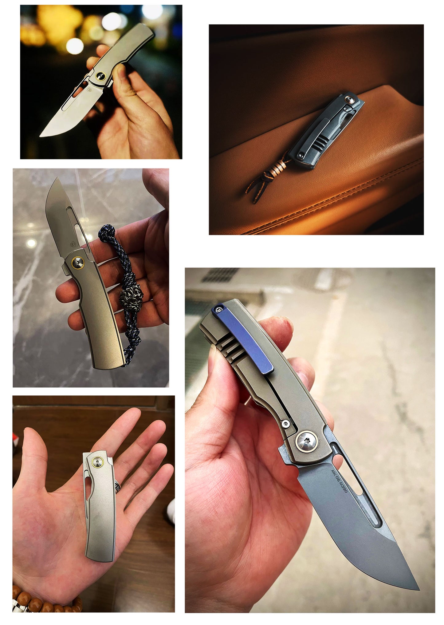 Dragonfish MK-06 Upgraded – Böhler M390 Blade, Semi-Integral Titanium Handle, Multiple Deployment Options, New Nano Coating, Refined Details,Ships in 180 Days