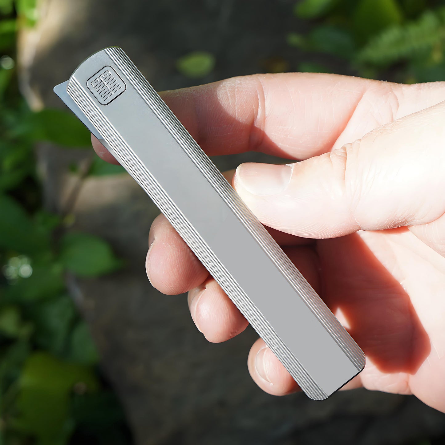 “墨” MK-28(TiN) M390 Blade Semi-Integral Titanium Front Flipper Design By Tiguass