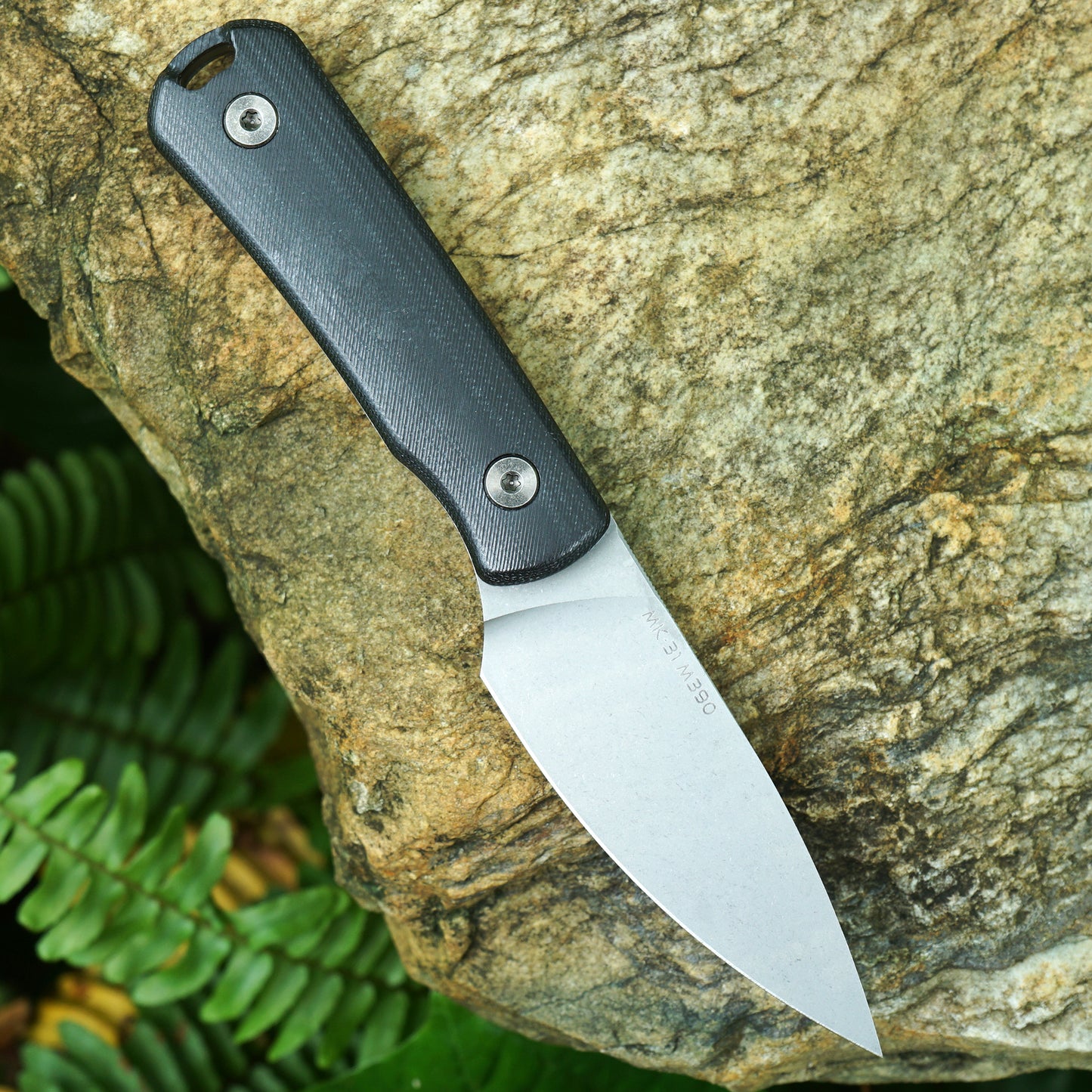 Mocenary MK-31 M390 Blade Small Fixed Blade Knife G10 Handle Kydex Sheath