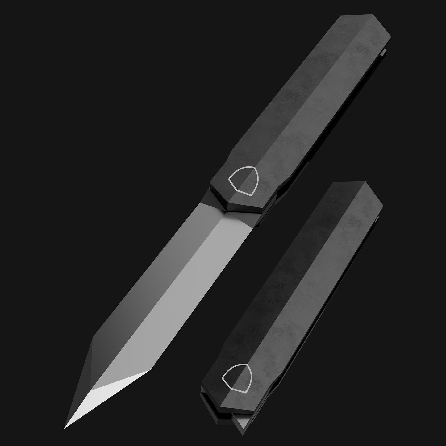 PALADIN | Designed by Tiguass, M390 Steel, Single-Edge Sword Profile Folding Knife
