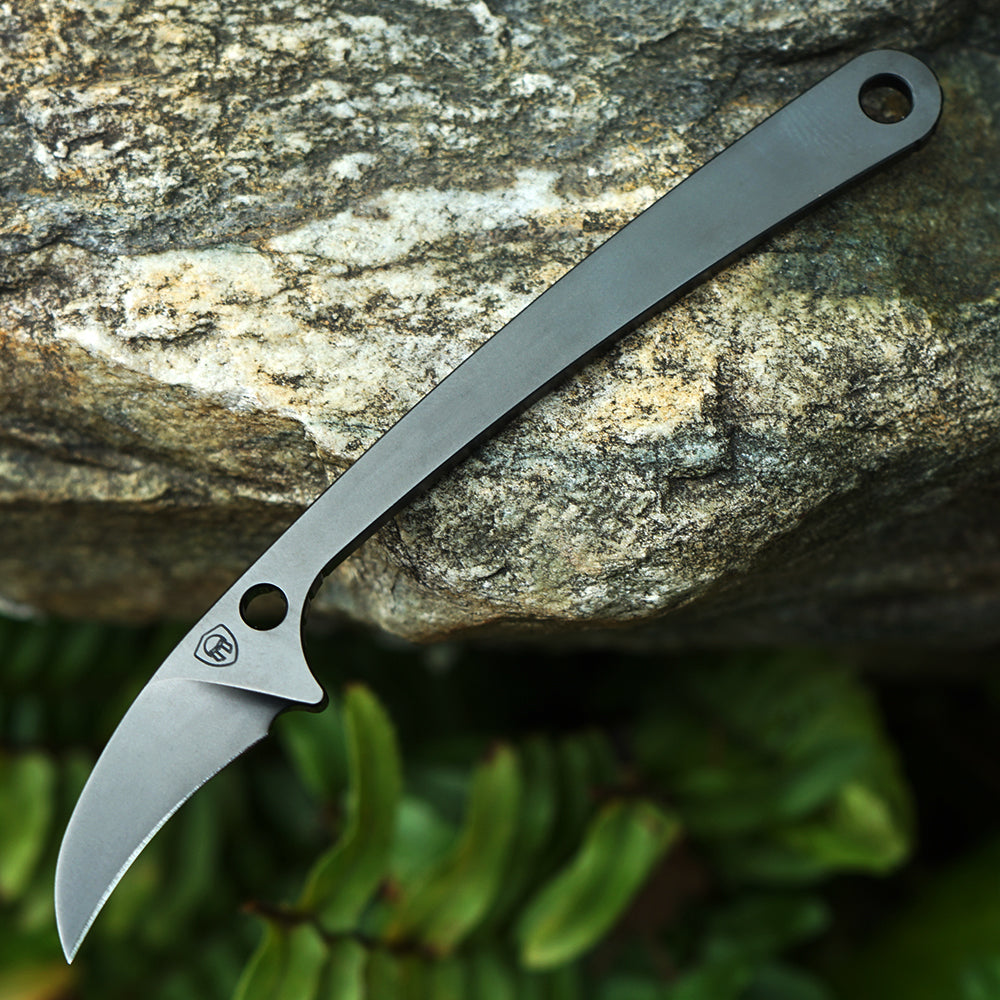 MK-17 14C28N/M390 Steel Mini Claw Knife Stone Washing/DLC