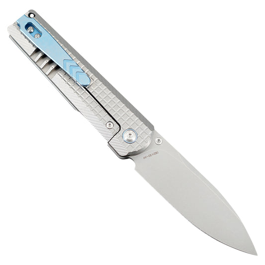 Mocenary Knives M390 Steel Pocket Folding Knife Camping Knives Outdoor Survival Tools EDC Knife Titanium MK-09(GP) A