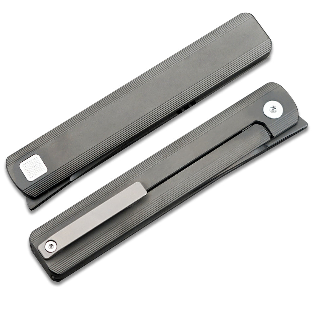 “墨”(MK-28) Tiguass Design M390 Blade Semi-Integrated Titanium Alloy Handle TiN/DLC Shipped In October 2025