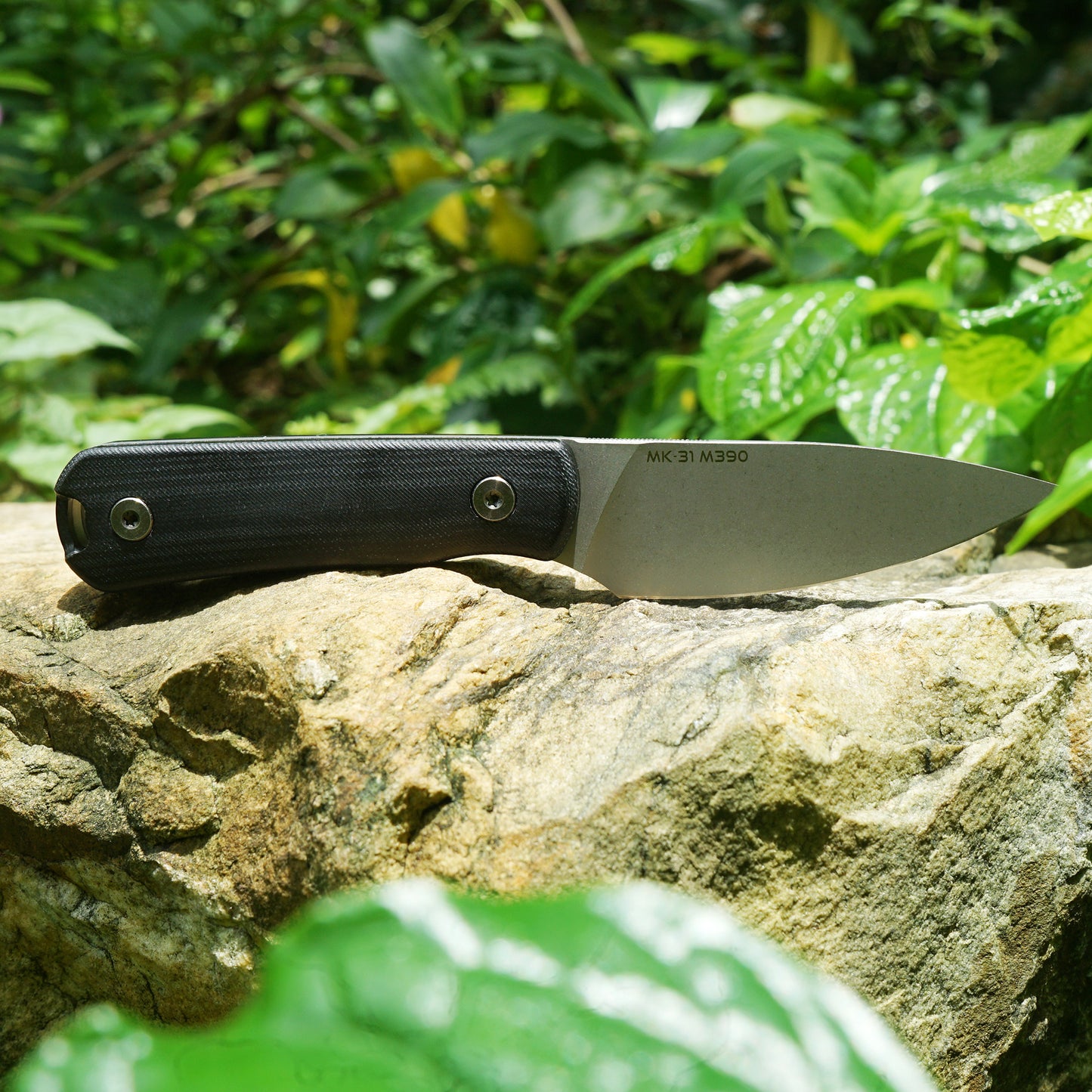 Mocenary MK-31 M390 Blade Small Fixed Blade Knife G10 Handle Kydex Sheath