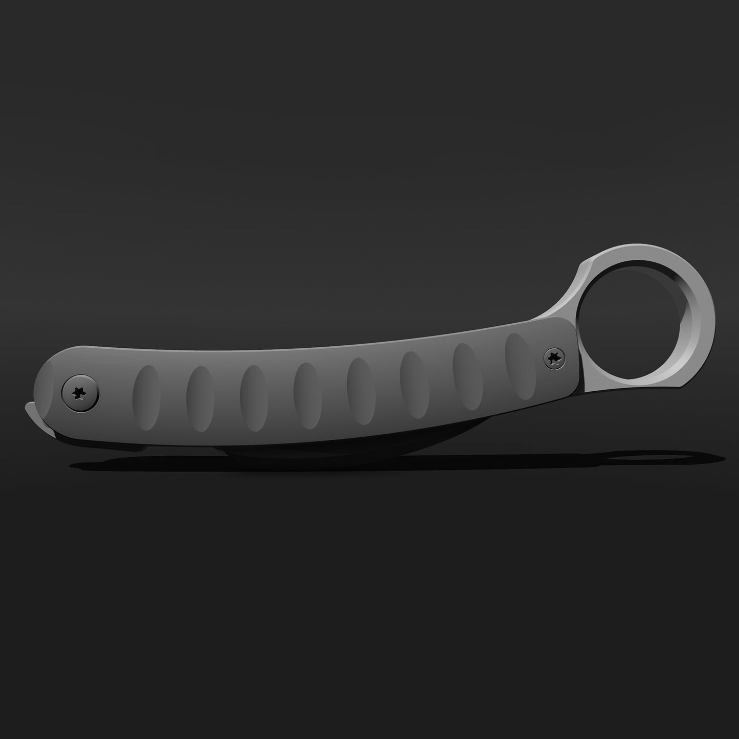 “Scorp-X”(MK-21) Tiguass Design M390 M390 Blade Titanium Alloy Handle With Tail Ring